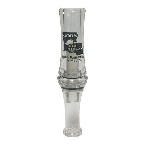 AR-19  Acrylic Redleg Double Reed Duck Call