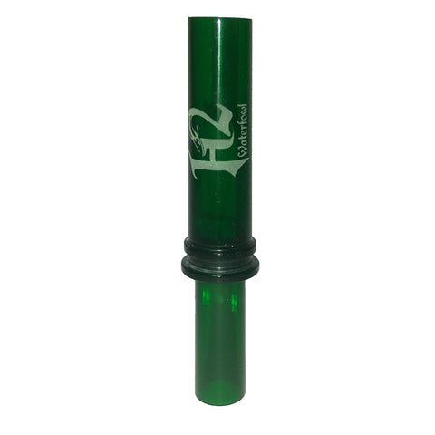 DR-85G - Green Acrylic Double Reed Mallard Duck Call go