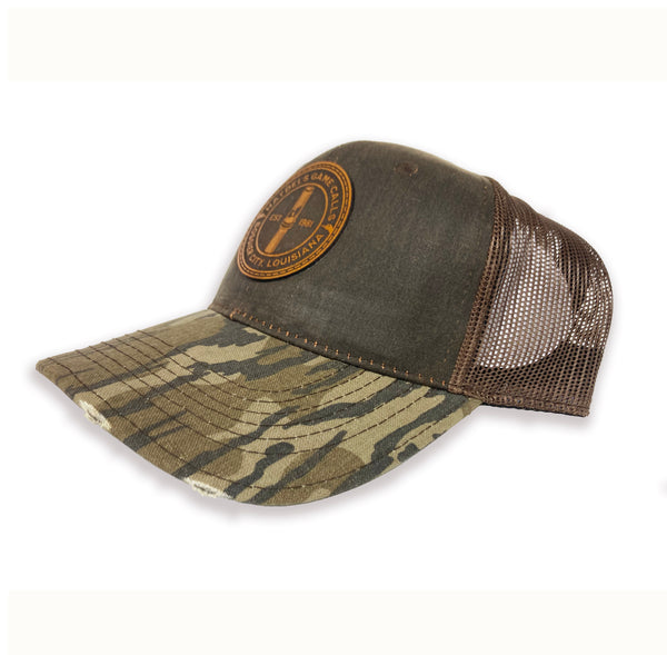 HPC-500RP Haydel's Bottomlands Cap with Leather Patch